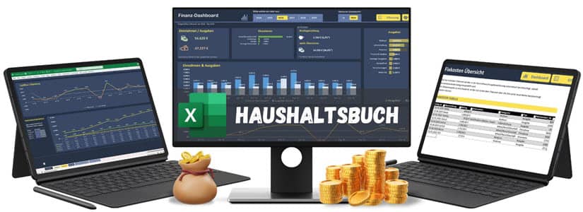 Produktvorschau Excel Haushaltsbuch Vorlage